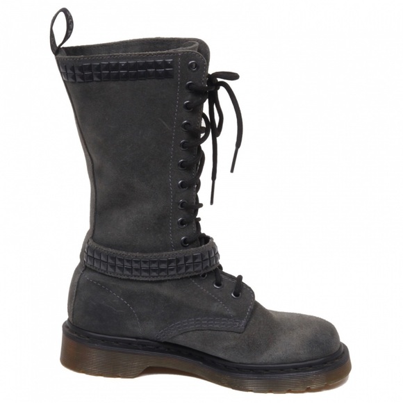 RARE! Dr. Martens Janice Studded Boots - Picture 1 of 5